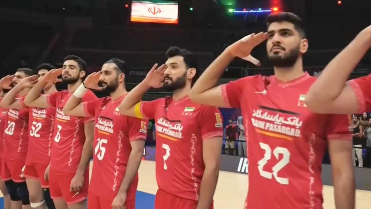 احترام نظامی تیم ملی والیبال ایران در لیگ ملت‌های والیبال ۲۰۲۵