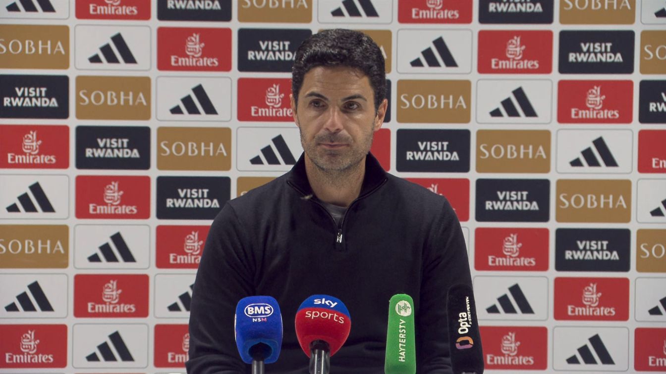 میکل آرتتا در کنفرانس مطبوعاتی سرمربی آرسنال