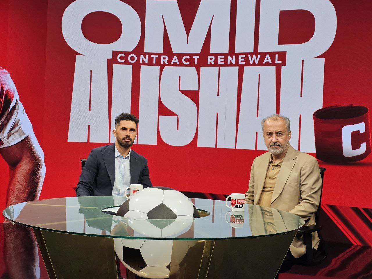 امید عالیشاه - رضا درویش - پرسپولیس - لیگ برتر فوتبال ایران