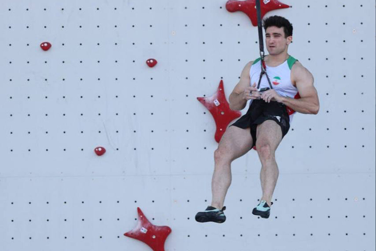 سنگ نوردی - رضا علیپور - ورزش ایران