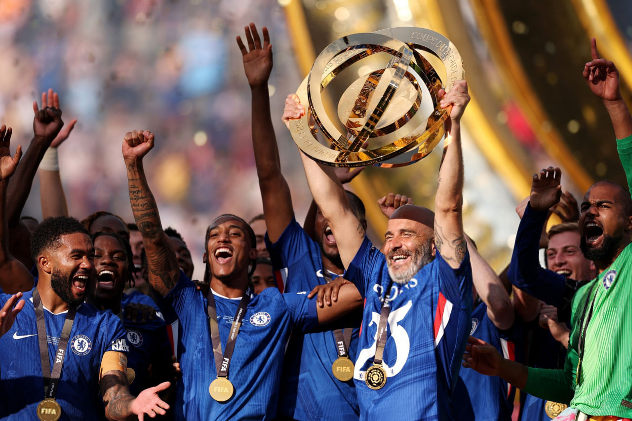 جشن قهرمانی چلسی در جام جهانی باشگاه ها