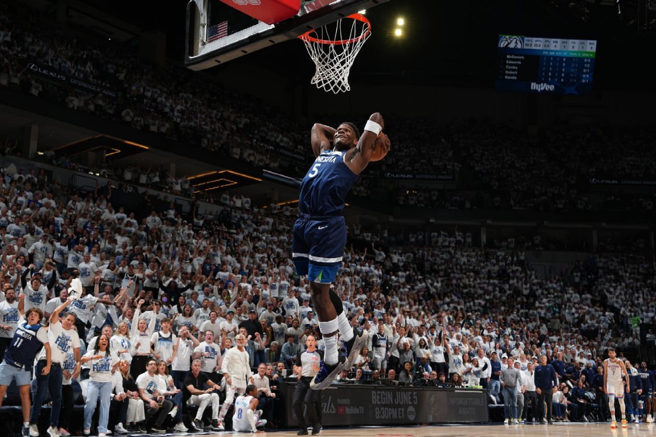 بسکتبال NBA - آنتونی ادواردز - اوکلاهاما سیتی 