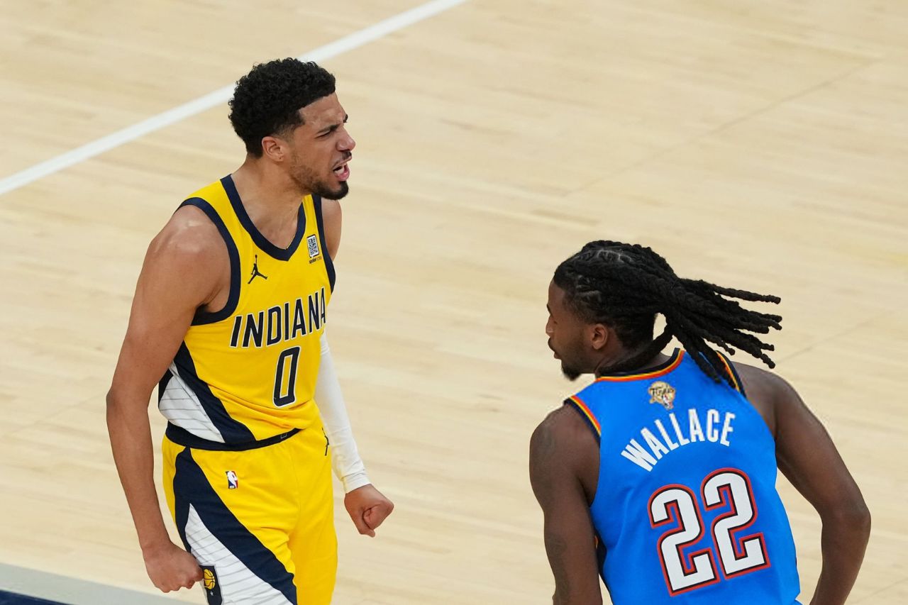 پلی آف بسکتبال NBA - فینال - بازی یوو ایندیانا پیسرز و اوکلاهماسیتی تاندر 