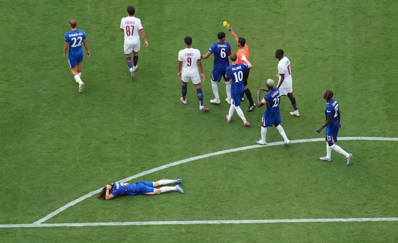 اخراج ژائو نوس - کشیدن موی کوکوریا - چلسی و پاری سن ژرمن - فینال جام جهانی باشگاه ها 2025