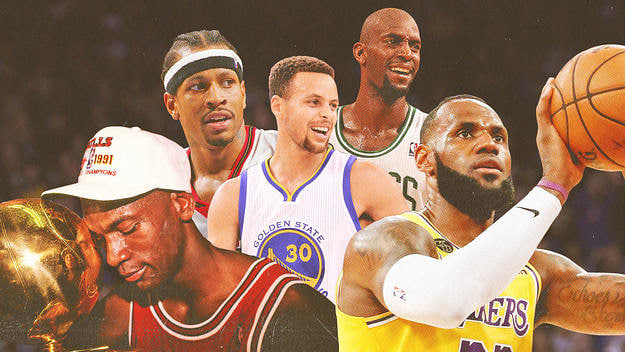 بسکتبال NBA | بهترین لقب تاریخ - لبران جیمز - استفن کری - مایکل جردن