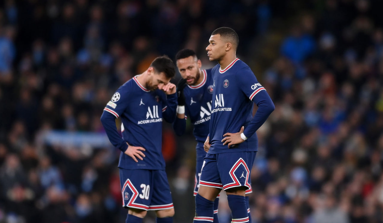 مثلث خط حمله 2022 پاری سن ژرمن - کیلیان امباپه - لیونل مسی - نیمار 