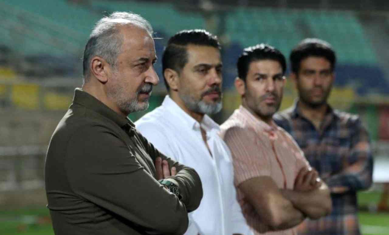 رضا درویش- حسین بادامکی- افشین پیروانی- تمرین پرسپولیس