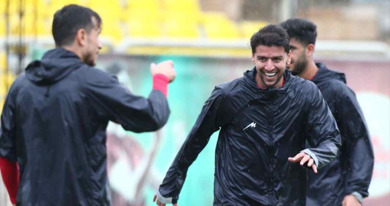 سعید مهری- فرشاد احمدزاده- تمرین پرسپولیس