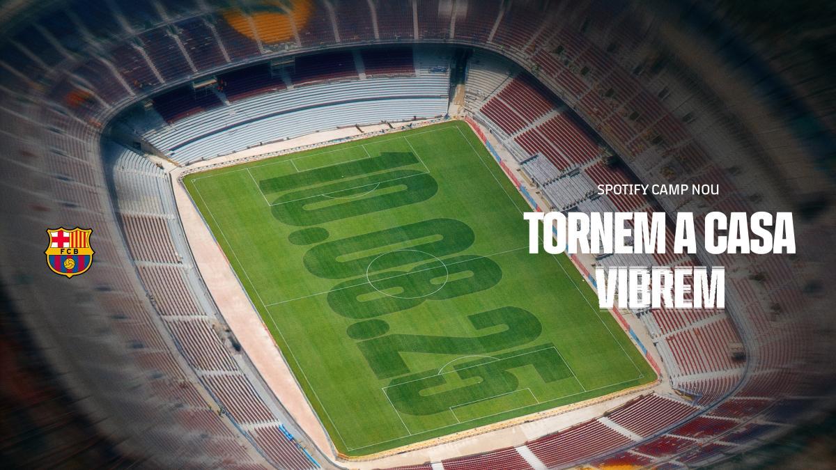 استادیوم نیوکمپ - بارسلونا - لالیگای اسپانیا