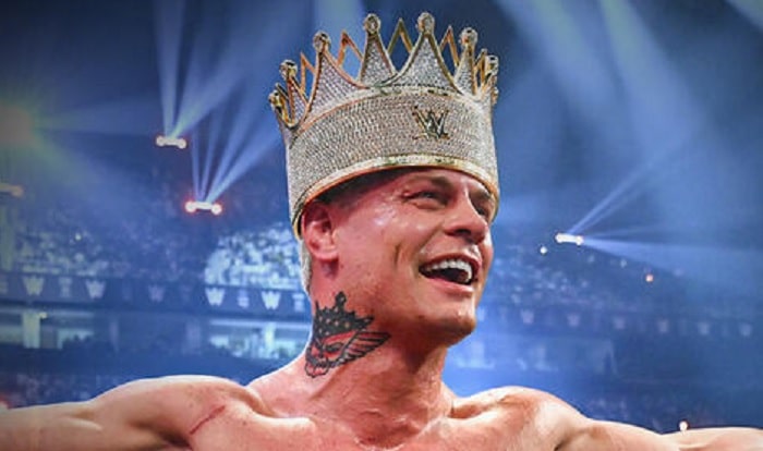 کودی رودز، ستاره کشتی کج و WWE با تاج پادشاهی رینگ 2025