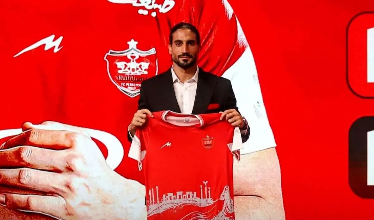عکس از حسین ابرقویی مدافع جدید پرسپولیس 