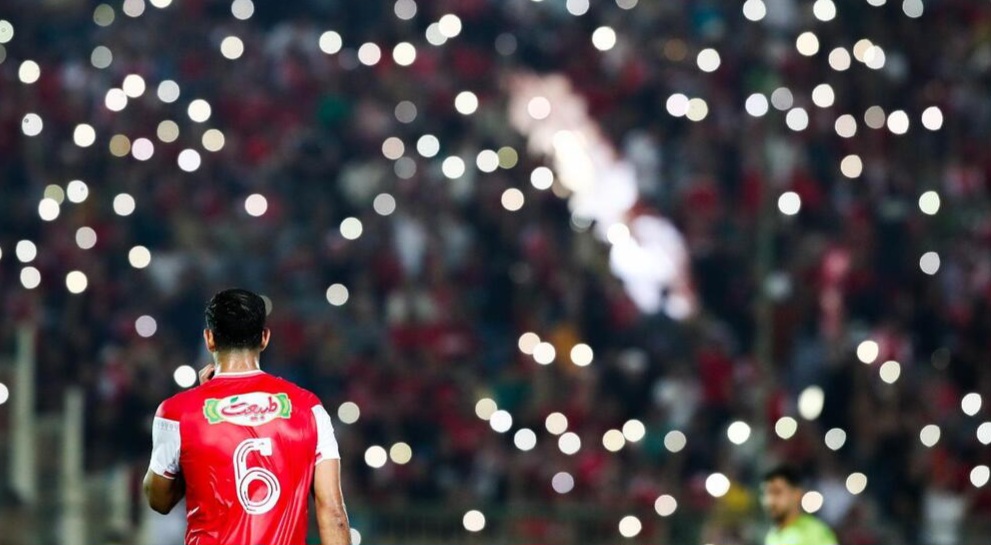 عکس از محمدحسین کنعانی زادگان مدافع پرسپولیس