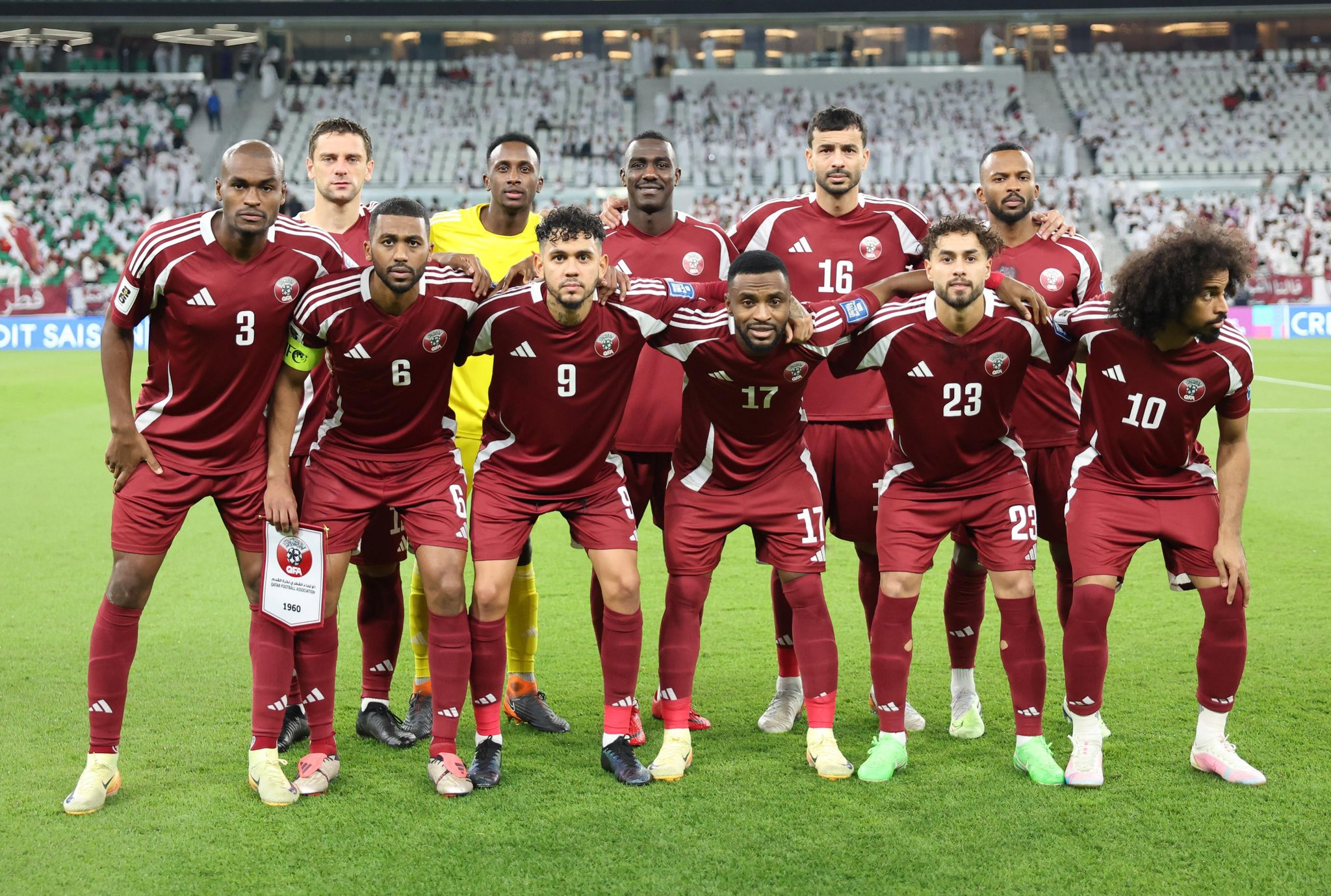 عکس تیمی از بازیکنان قطر ۲۰۲۵