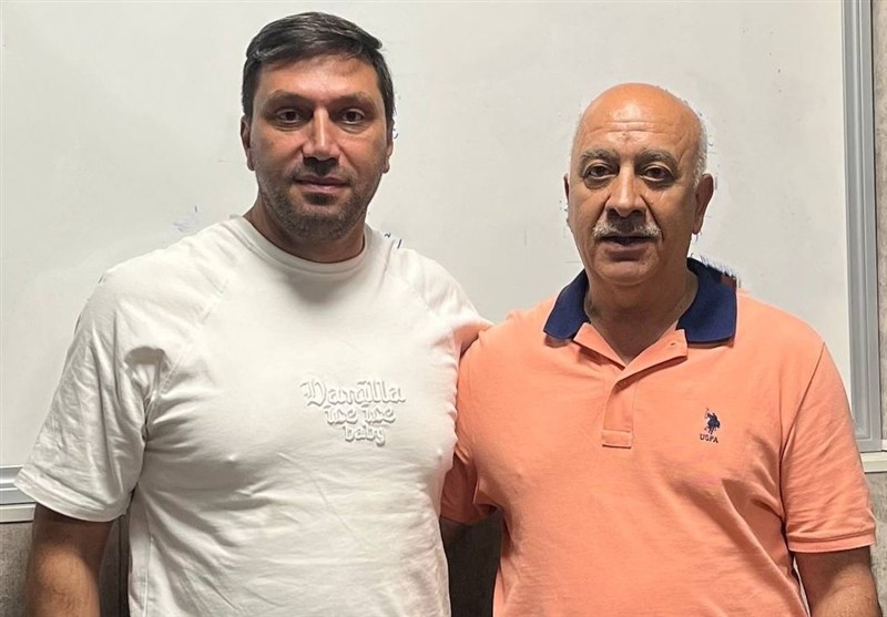 عکس از پدر مبینا نعمت زاده و یدالله پیرهادی در جلسه صلح