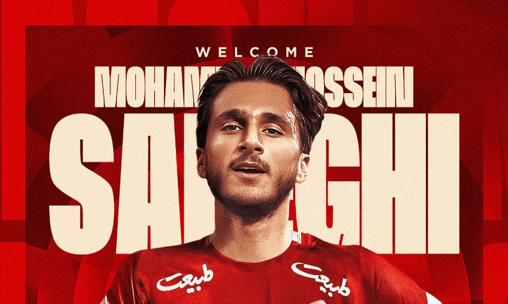 عکس از محمدحسین صادقی وینگر جوان و تازه پرسپولیس