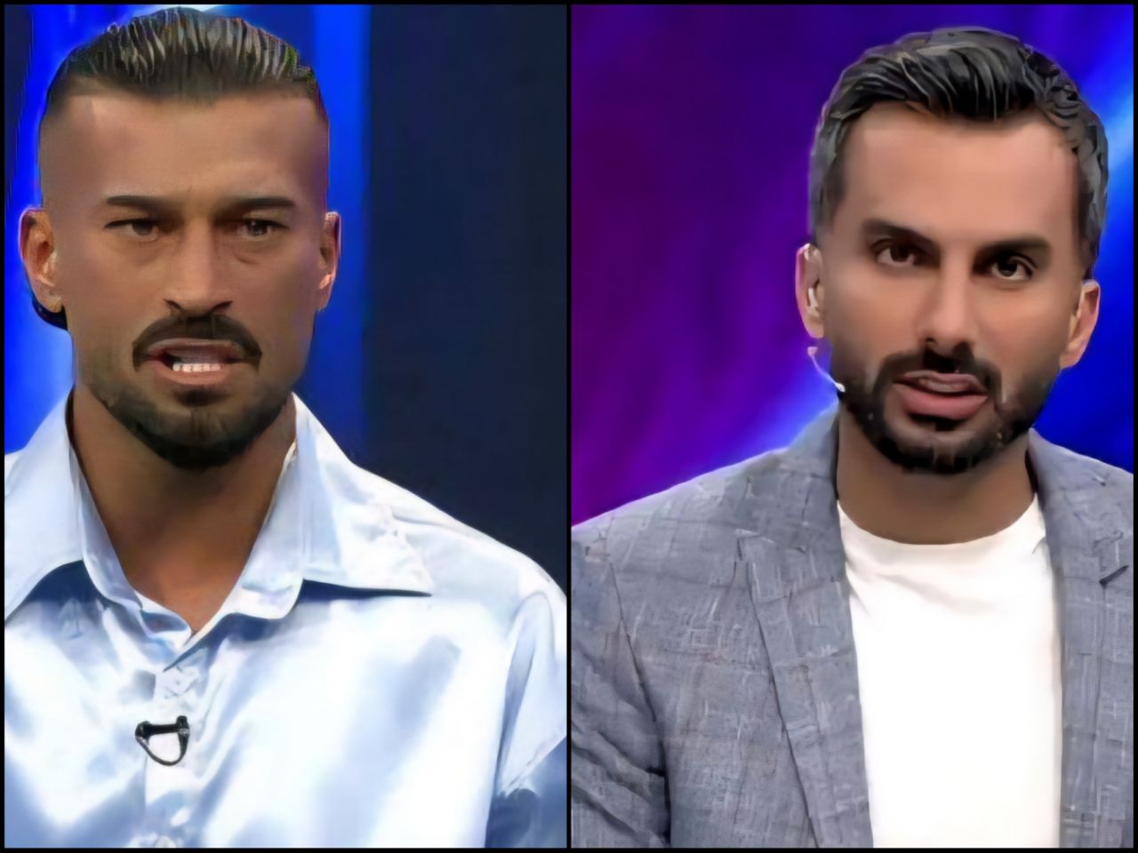 عکس از رامین رضاییان و محمدحسین میثاقی در برنامه فوتبال برتر