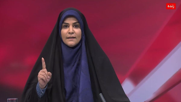 عکس از سحر امامی مجری شبکه خبر