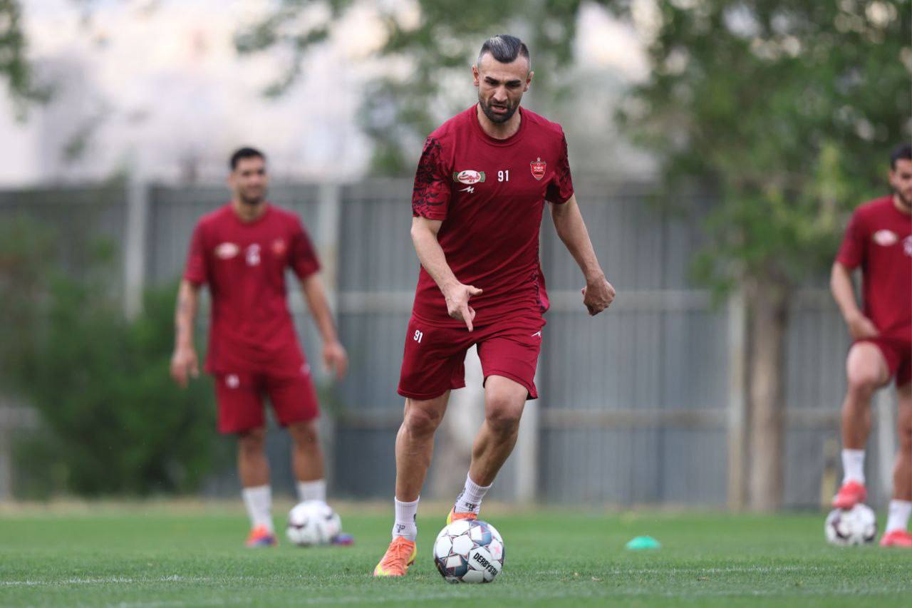 سردار دورسون-تمرین پرسپولیس