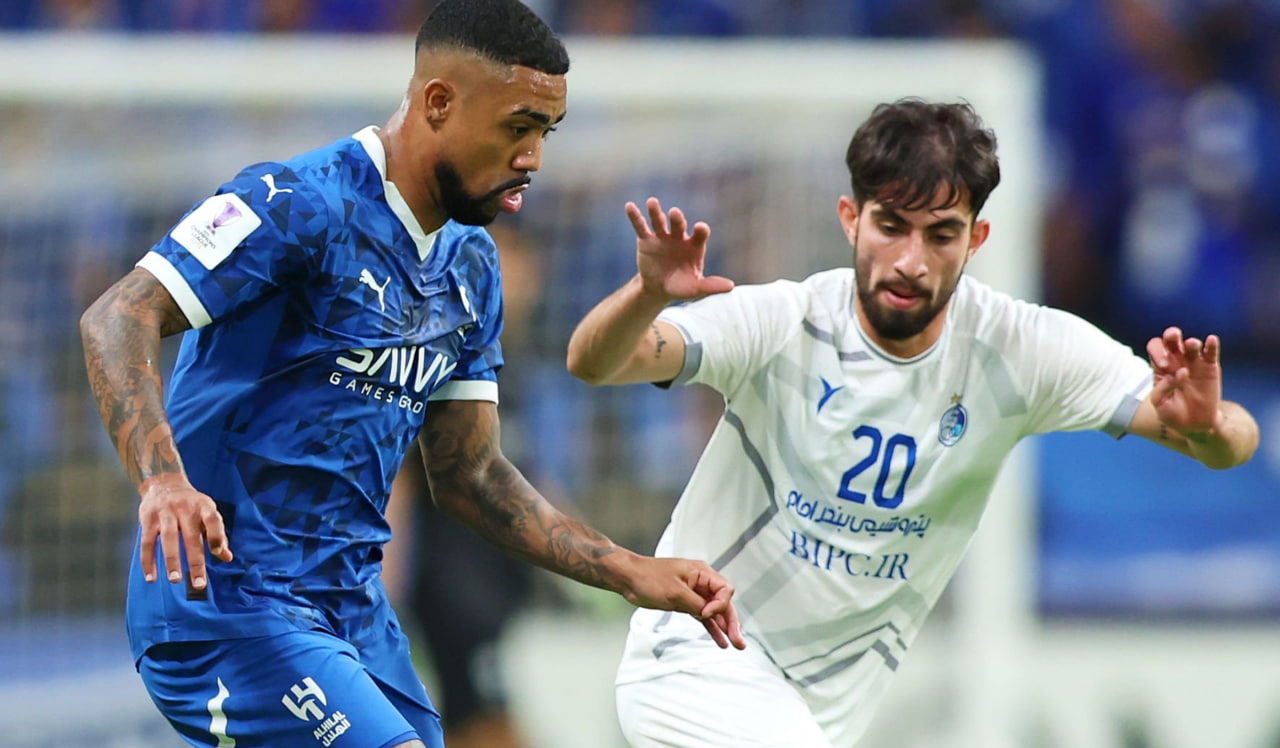 علیرضا کوشکی وینگر استقلال تهران و بازیکن سابق فولاد و گل گهر و تیم ملی پایه - مالکوم وینگر برزیلی الهلال عربستان و بازیکن سابق بارسلونا اسپانیا - لیگ برتر ایران