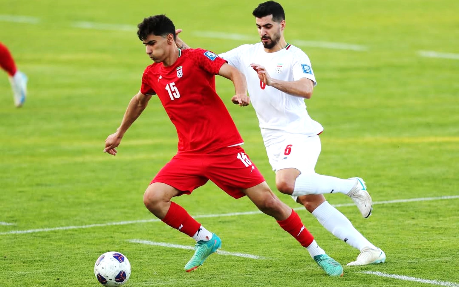 امیرمحمد رزاقی نیا هافبک گل گهر و تیم ملی ایران - سعید عزت اللهی هافبک تیم ملی و شباب الاهلی - لیگ برتر ایران - جام جهانی 2026