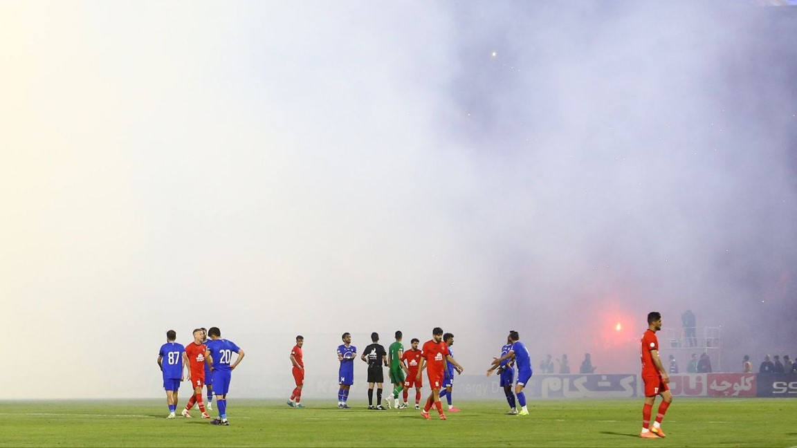 بازی استقلال و تراکتور در تبریز - ورزشگاه سهند تبریز - رامین رضاییان ، مهدی ترابی و دانیال اسماعیلی فر - لیگ برتر ایران