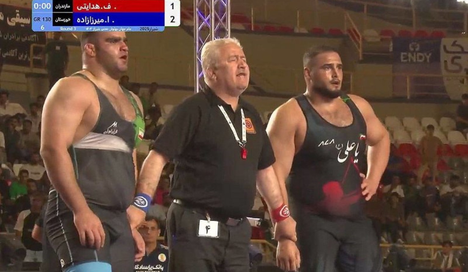 امین میرزازاده کشتی گیر تیم ملی ایران - وزن 130 کیلوگرم - فردین هدایتی کشتی فرنگی - قهرمان جوانان جهان وزن 130 کیلوگرم