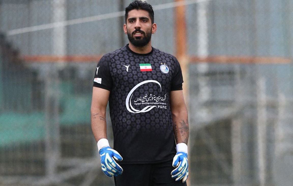 حبیب فرعباسی دروازه بان جدید استقلال تهران - بازیکن سابق ملوان و ذوب آهن اصفهان - لیگ برتر ایران