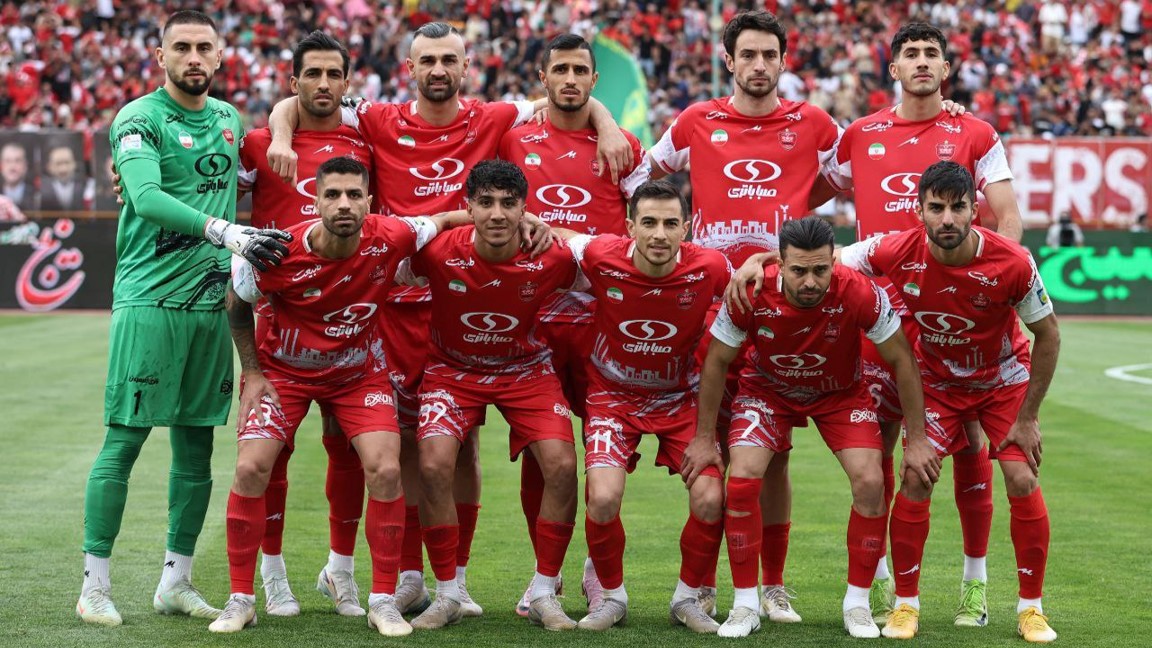 عکس تیمی بازیکنان پرسپولیس با آلکسی گندوز و گئورگی گولسیانی - لیگ برتر ایران