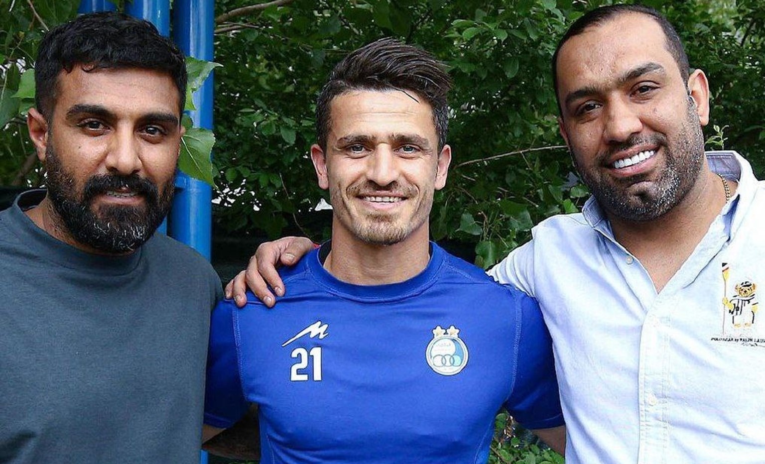 وریا غفوری مدافع راست سابق استقلال - سیاوش اکبرپور مهاجم سابق استقلال تهران - میلاد میداوودی مهاجم سابق استقلال تهران و استقلال خوزستان و تیم ملی ایران - لیگ برتر ایران