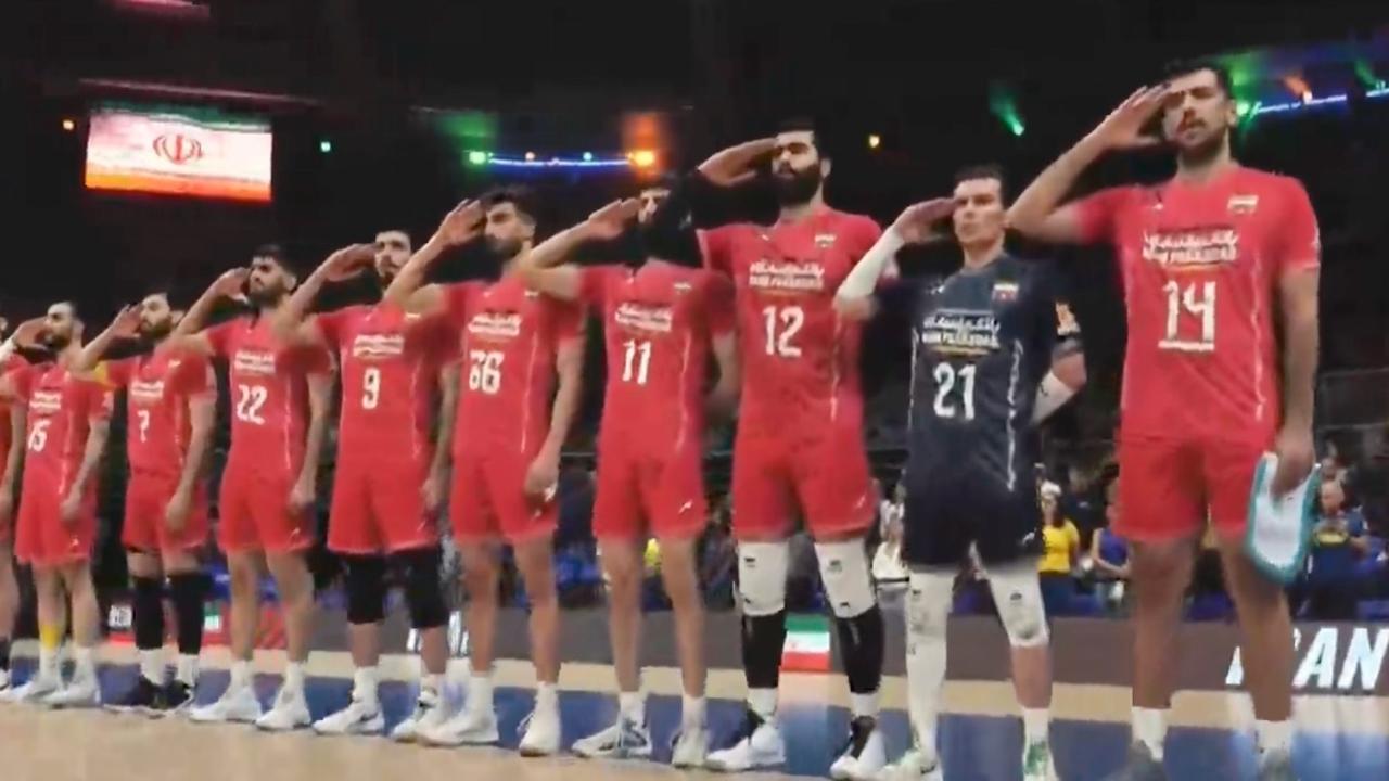 احترام نظامی تیم ملی والیبال ایران در لیگ ملت‌های والیبال ۲۰۲۵