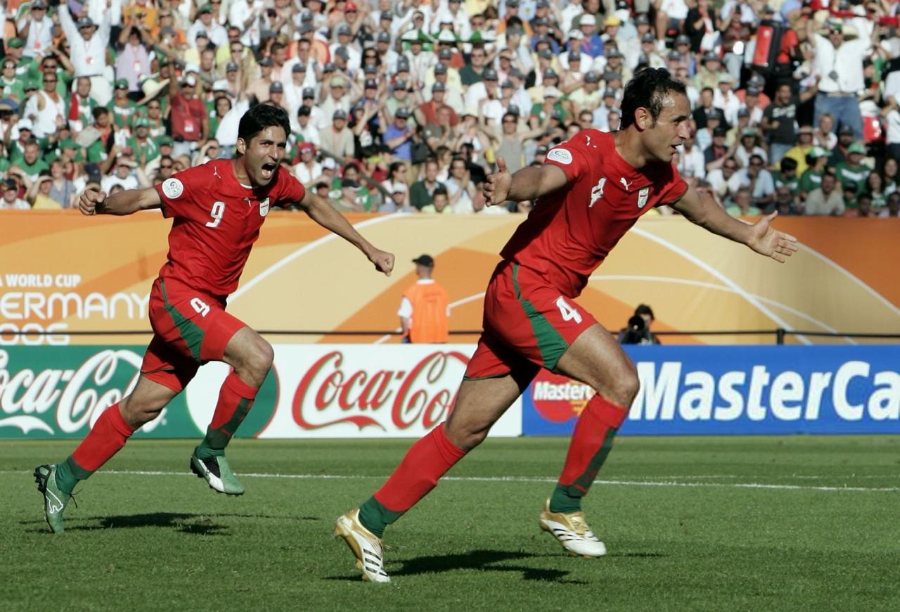 وحید هاشمیان و یحیی گل محمدی در جام جهانی ۲۰۰۶