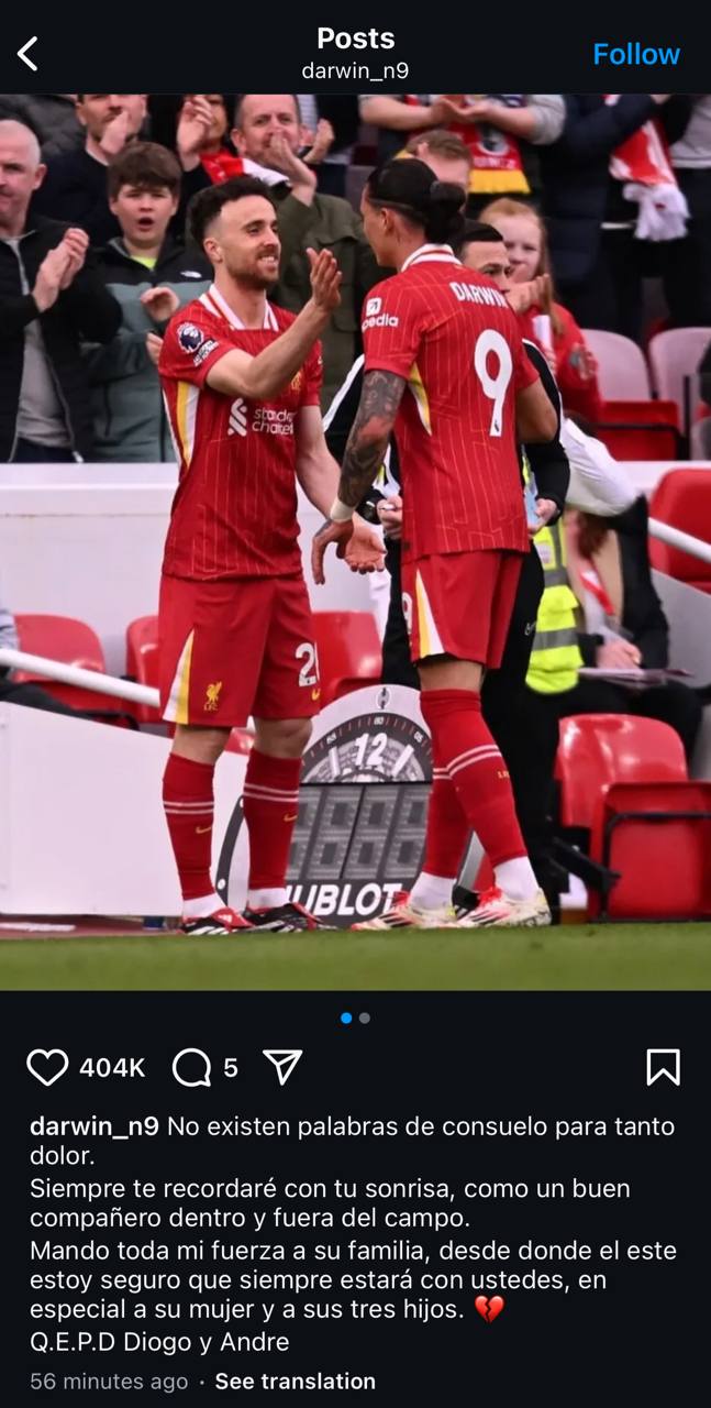 داروین نونیز - دیوگو ژوتا - لیورپول