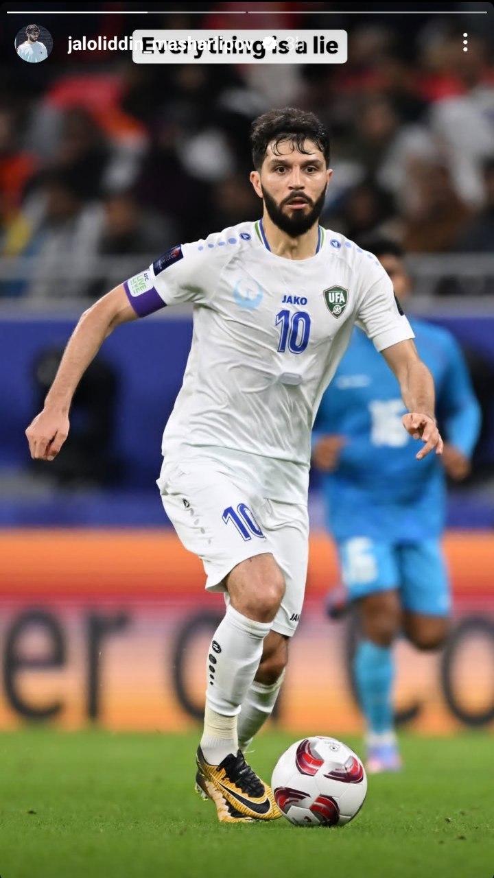 استوری جلال الدین ماشاریپوف در پاسخ به مجتبی جباری