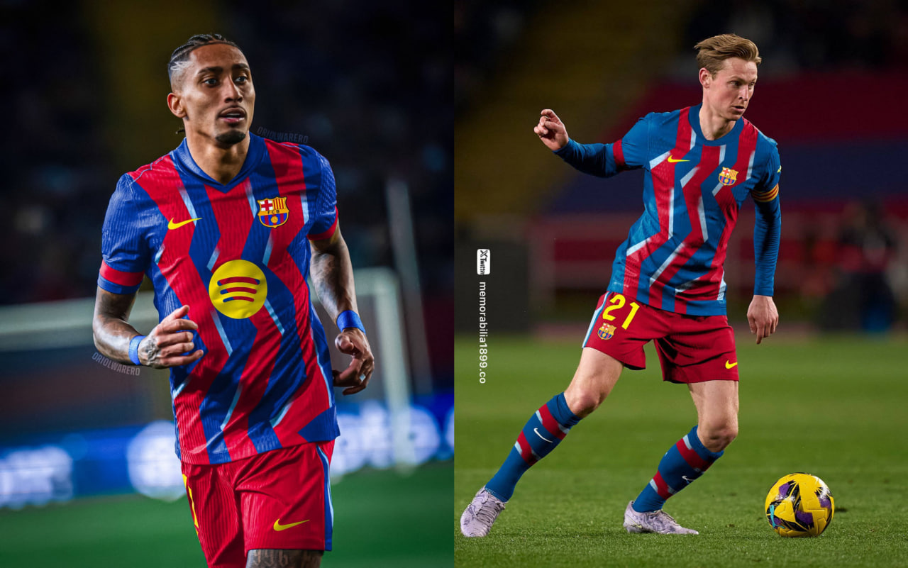 پیراهن بارسلونا در ال کلاسیکوی فصل 26-2025