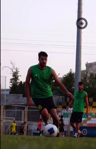 آرش رضاوند بازیکن سابق استقلال در تمرینات باشگاه سپاهان - لیگ برتر