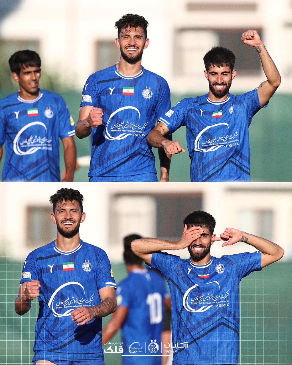 علیرضا کوشکی و محمدرضا آزادی مهاجمان استقلال تهران - لیگ برتر ایران